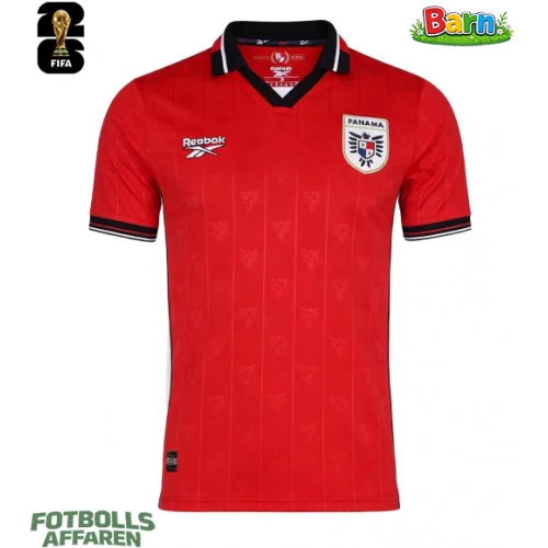 Panama Hemmaställ Barn VM 2026 Kortärmad (+ Korta byxor)